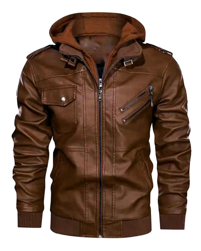 Timeless Leather Jackets: Men’s Shearling & Hooded Styles